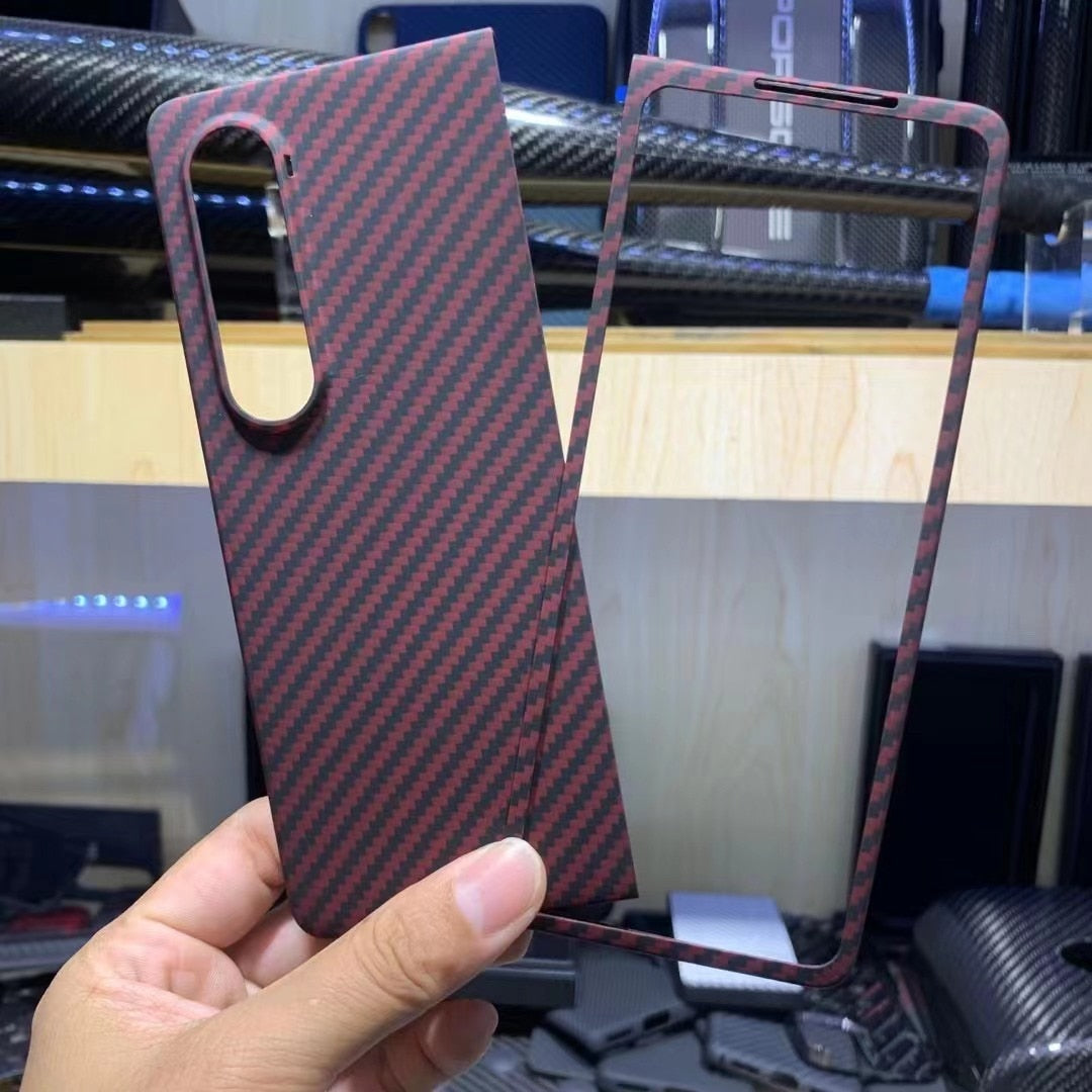 YTF-Carbon Fiber Case For Samsung Galaxy Z Fold - Premium Mobile Phone Cases from Dressmycell.com - Just $44.00! Shop now at Dressmycell.com YTF-Carbon Fiber Case For Samsung Galaxy Z Fold - Premium Mobile Phone Cases from Dressmycell.com - Just $44.00! Shop now at Dressmycell.com